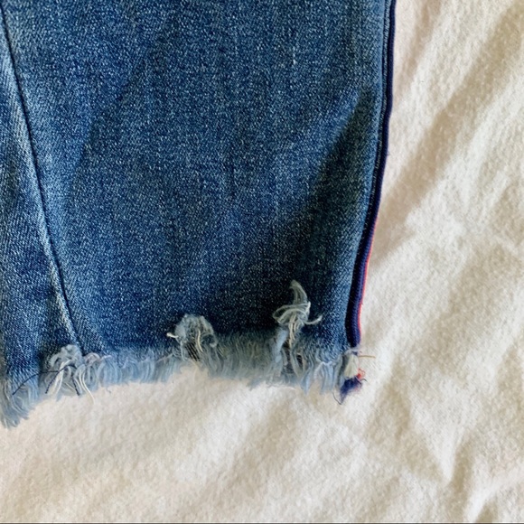 JUST BLACK DENIM STRIPE SKINNY JEANS - Picture 3 of 7